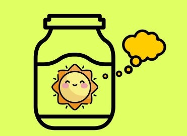 Sun Thoughts Jar